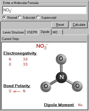 dipole moment formula