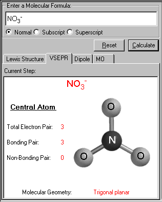 molecular geometry portrayal